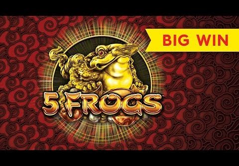 5 Frogs Slot – Super Feature Bonus, BIG WIN!