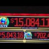 Dragon Rising 14,750 unit jackpot BIG WIN slot machine jackpot Las Vegas casino December 27, 2015