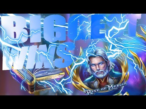 Top 5 biggest wins of Rise of Merlin Slot 2019 Play`n Go