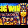 ONLINE CASINO Pharaoh’s Tomb Big Win – mega win – (betsize example 2 euro bet) – Epic reactions