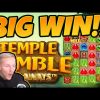 Huge Win! Temple Tumble BIG WIN – Epic Win on Online slots from CasinoDaddy LIVE Stream