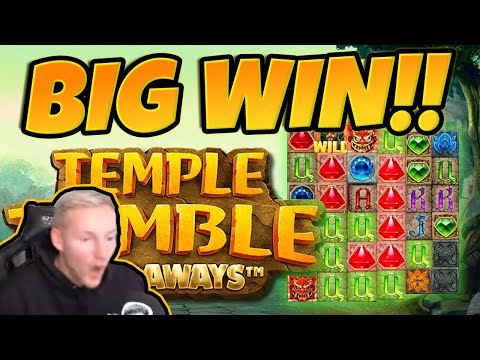 Huge Win! Temple Tumble BIG WIN – Epic Win on Online slots from CasinoDaddy LIVE Stream