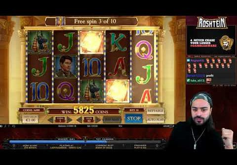 EPIC NEW RECORD ROSHTEIN on Book of Dead Slot   107K Win!