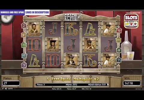 5€ no deposit bonus – DEAD OR ALIVE SLOT   RECORD WIN!