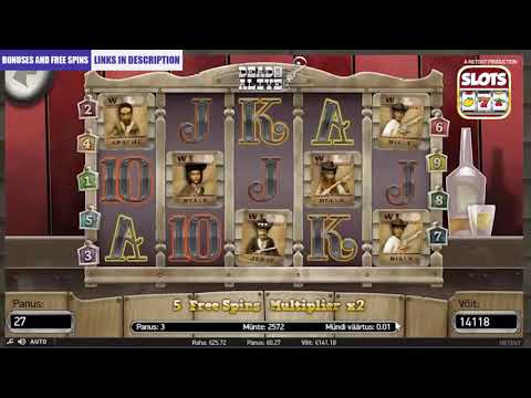 5€ no deposit bonus – DEAD OR ALIVE SLOT   RECORD WIN!