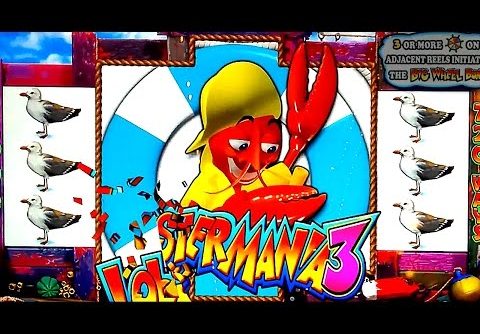 Lobstermania 3 Slot Machine *AS IT HAPPENS* Big Win Bonus!