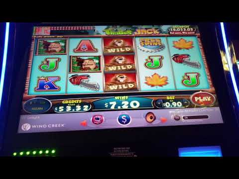 Timber Jack Bonus Big Win Slot Machine – Windcreek Wetumpka – One of Many Bonus