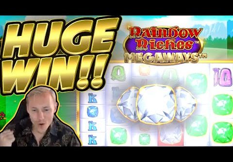 HUGE WIN!! Rainbow Riches Megaways BIG WIN!! Online Slot from CasinoDaddy Live Stream