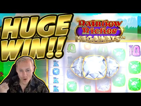 HUGE WIN!! Rainbow Riches Megaways BIG WIN!! Online Slot from CasinoDaddy Live Stream