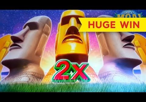 Great Moai Slot – HUGE WIN – AWESOME BONUS, YES!