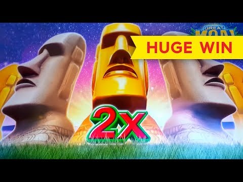 Great Moai Slot – HUGE WIN – AWESOME BONUS, YES!