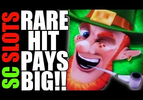 This Is Why We ❤ Aristocrat Slots!!! Rare BIG WIN on WILD LEPRE COINS – LIGHTNING CASH Slot Machine