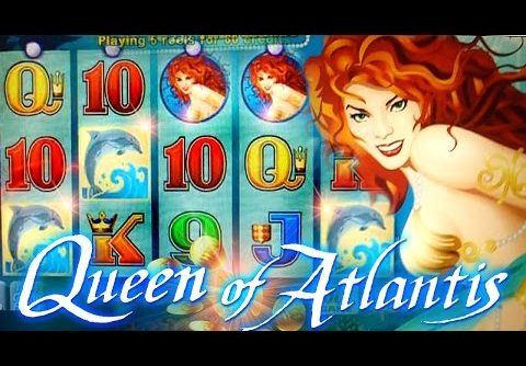 Queen of Atlantis BIG WIN BONUS + LIVE TOP HIT!!!  – 5c Aristocrat Video Slots