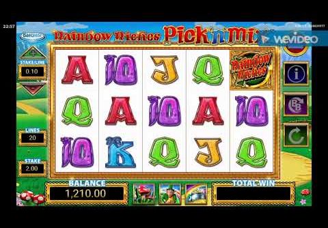 Rainbow Riches Pic n Mix online slot  Mega Big Win!!