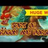 HUGE WIN! Spirit of Dragon and Horse Slot!