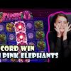 RECORD WIN ON PINK ELEPHANTS