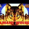 SUPER BIG WIN!  GOLDEN WOLVES SLOT MACHINE POKIE by KONAMI  PALA CASINO