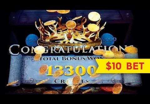 Game of Thrones Slot – $10 Max Bet – BIG WIN SESSION!