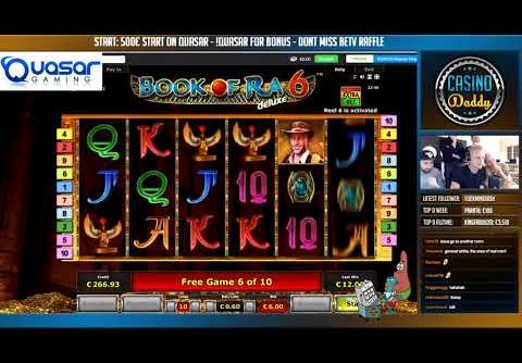 RECORD WINS!!! – TOP 3 HUGE WIN ON BOOK OF RA SLOT – NICE RECORD WIN 2573X !!!