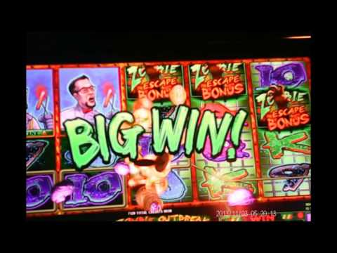 Big Win! Zombie Outbreak Slot:  Turning Stone Part 2