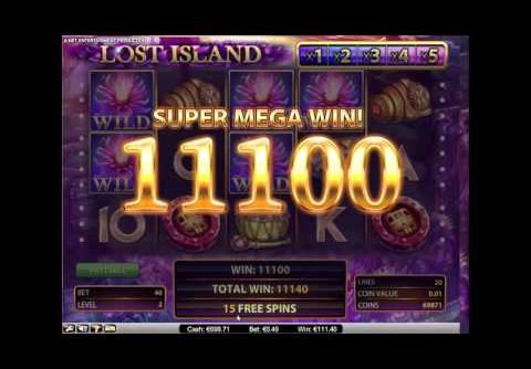 Lost Island Slot – Super Mega Win + Re-Trigger