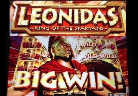 **MEGA WIN** LEONIDAS -KING of the SPARTANS- slot machine HUGE BONUS WIN!