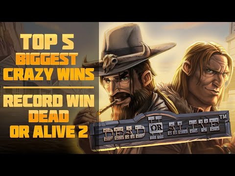 Top 5 Biggest crazy wins | Record win on slot Dead or Alive 2