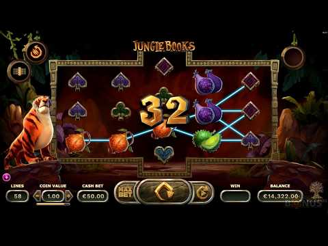 Jungle Books Slot -BIG WIN – Game Play – by Yggdrasil