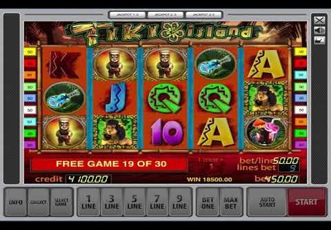 Tiki Island Slot Machine   Free Games Bonus And Biggest Win