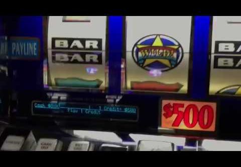 $500 Slot Machine Jackpot – Mega High Limit Red White And Blue Slot Machine