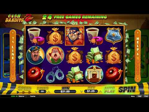Cash Bandits 2 Online Casino Slot Huge Win!