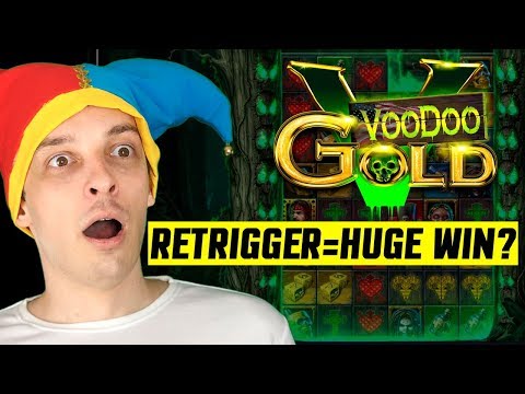 VOODOO GOLD SLOT BONUS, RETRIGGER, BIG WIN?