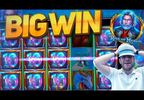 NEW SLOT – RISE OF MERLIN BIG WIN!!