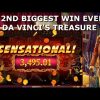 MY 2ND BIGGEST WIN EVER!! JOHN HUNTER AND THE SECRETS OF DA VINCI’S TREASURE