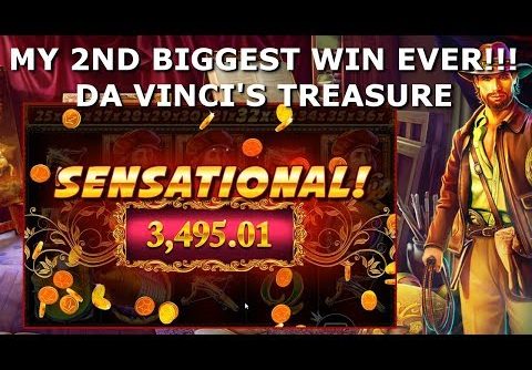 MY 2ND BIGGEST WIN EVER!! JOHN HUNTER AND THE SECRETS OF DA VINCI’S TREASURE