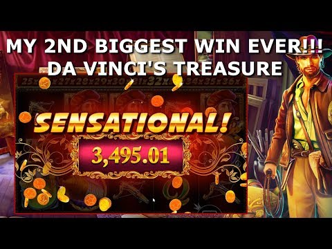 MY 2ND BIGGEST WIN EVER!! JOHN HUNTER AND THE SECRETS OF DA VINCI’S TREASURE