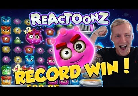 RECORD WIN!!! Reactoonz Big win – Casino – Online slots – Jackpot