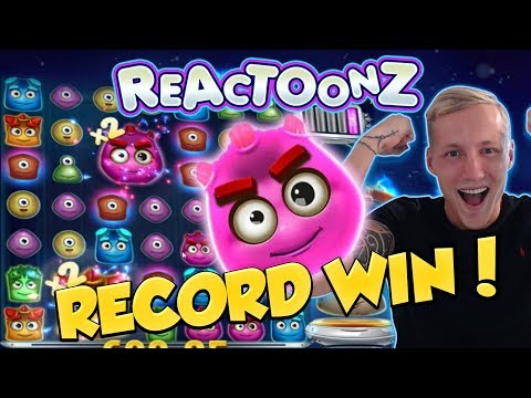 RECORD WIN!!! Reactoonz Big win – Casino – Online slots – Jackpot