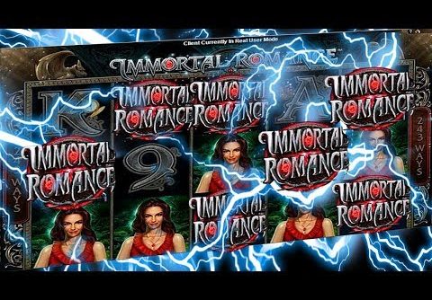 Top 5 biggest wins of Immortal Romance Microgaming Slot 2019