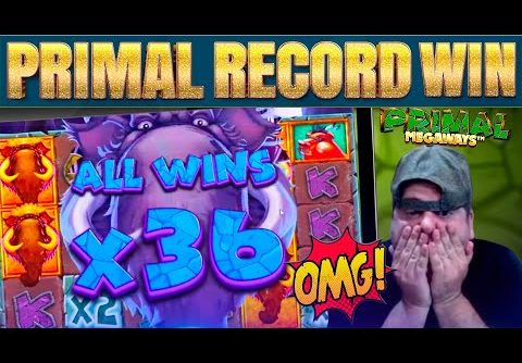 MUST SEE!!! PRIMAL SLOT GOES EXTINCT WITH MY BIGGEST EVER WIN!!!!