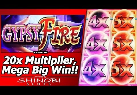 Gypsy Fire Slot – Free Spins Mega Big Win Bonus with 20x Multipliers