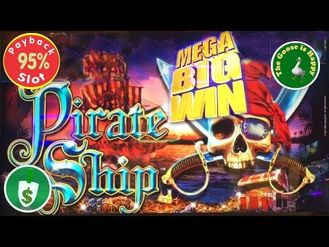 😄 Pirate Ship 95% Payback slot machine, Mega Big Win