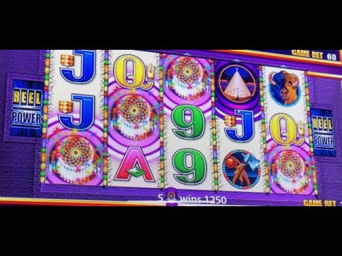 5 COINS TRIGGER!!!  SUPER FREE GAMES !!! DREAMCATCHER SLOT BIG WIN!!!!