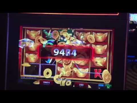 Fortune Ingot Slot Machine Line Hit Big Win Lucky Eagle Casino