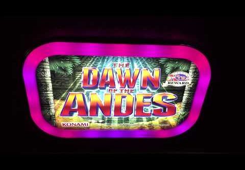 DAWN OF THE ANDES – 3 Wild Reels…Super Big Win Konami Slot Bonus