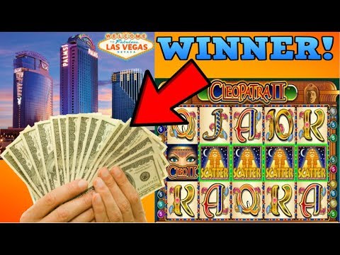 BIG WIN ON CLEOPATRA 2 SLOT MACHINE AT THE PALMS CASINO IN LAS VEGAS 💰💰💰