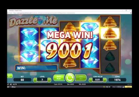 Big Slot Win – DAZZLE ME – NetEnt – Super Mega Win