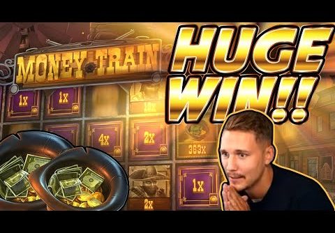 HUGE WIN!! Money Train BIG WIN!! Online Slot from CasinoDaddy Live Stream