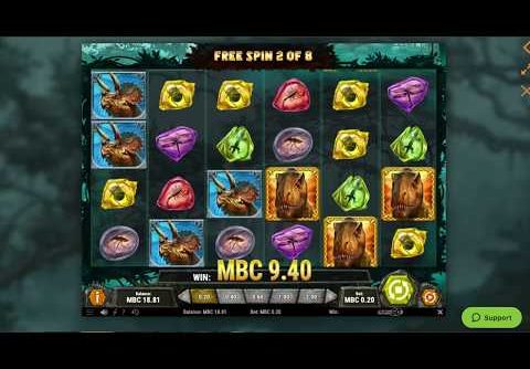 Raging Rex Big Win Bonus Game Online Casino Slot!