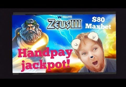 ZEUS lll Biggest win on youtube on this slot – Maxbet $80 dollars